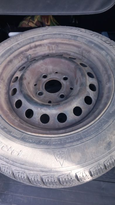 Железни джанти 4х100 seat+ 4 гуми