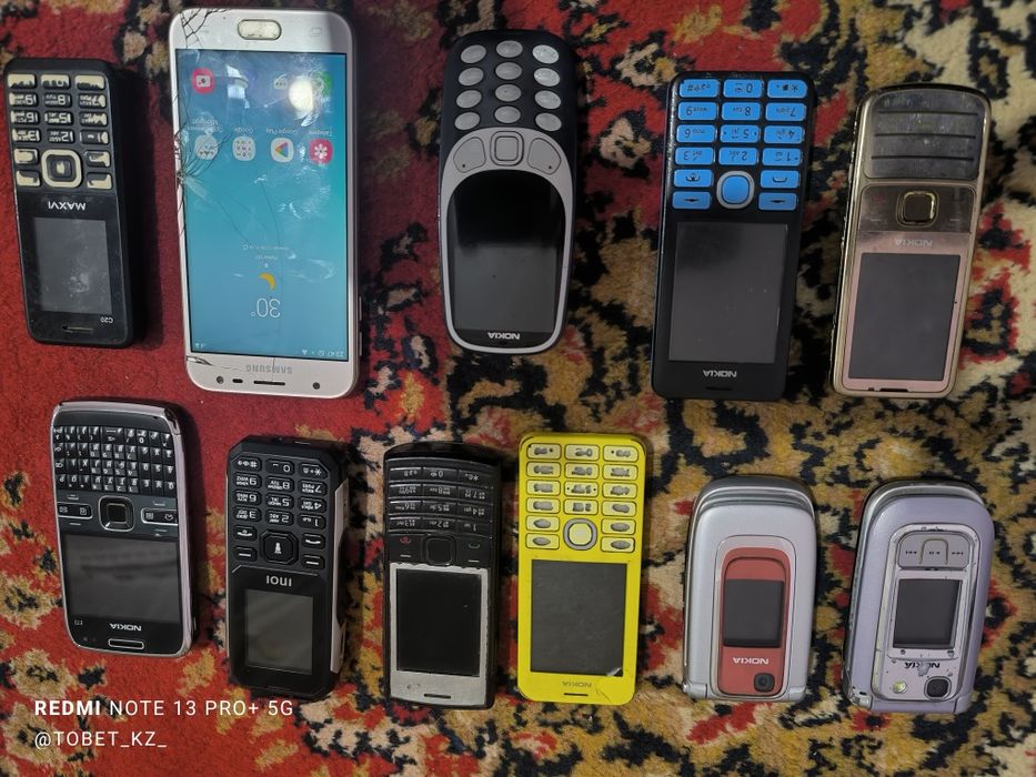 Nokia 3310, 6700, 6267, 6131, Е72