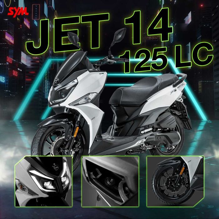 Scuter ABS, SYM JET 14  - 125 cc, Permis B, sau A1, Rate !
