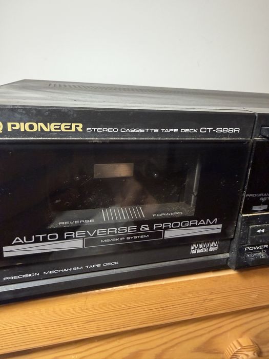 Deck casetofon Pioneer CT-S88R Auto Reverse DBX Made in Japan '84