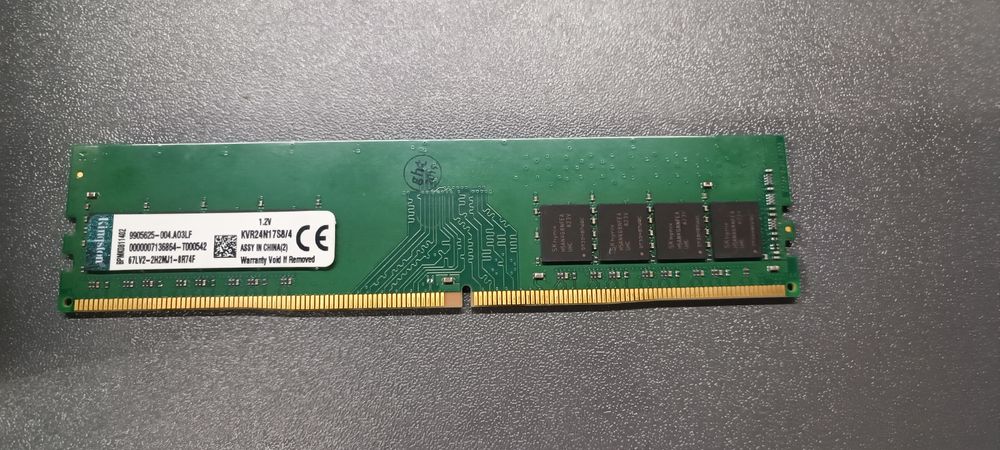 Озу Kingston DDR4 4GB 2400Mhz (KVR24N17S8/4)