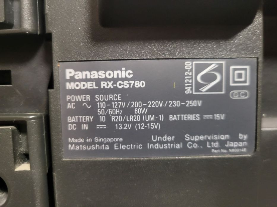 магнитола Panasonic RX-CS780