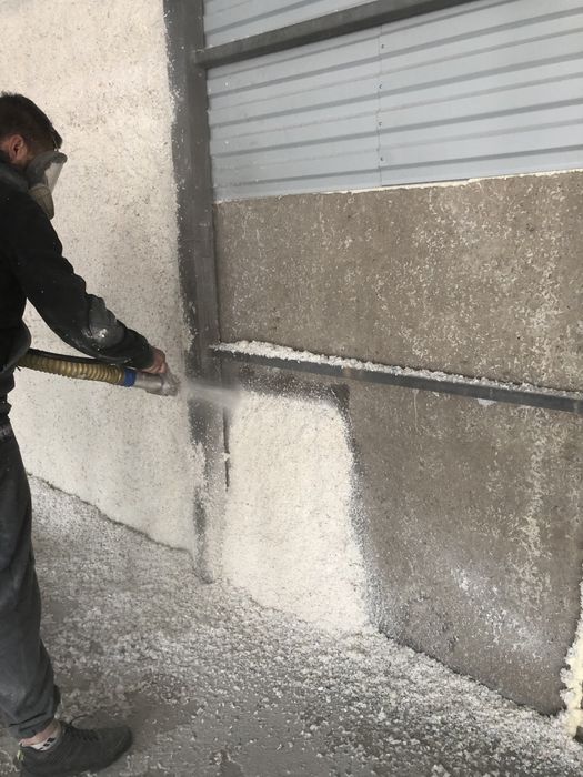 Утепление эковатой