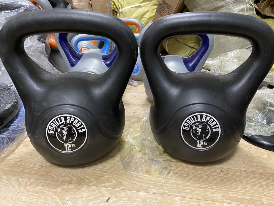 Kettlebell set 24 kg- 12 kg+12 kg= 24 kg noi made in germany profesion