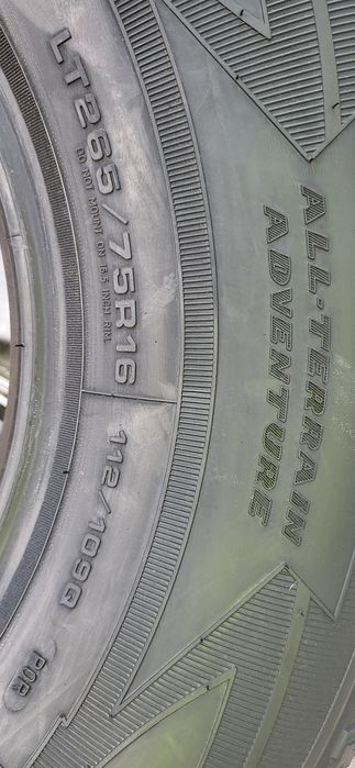 o anvelopa 265 75 16 goodyear wrangler a/t adventure M+S noua