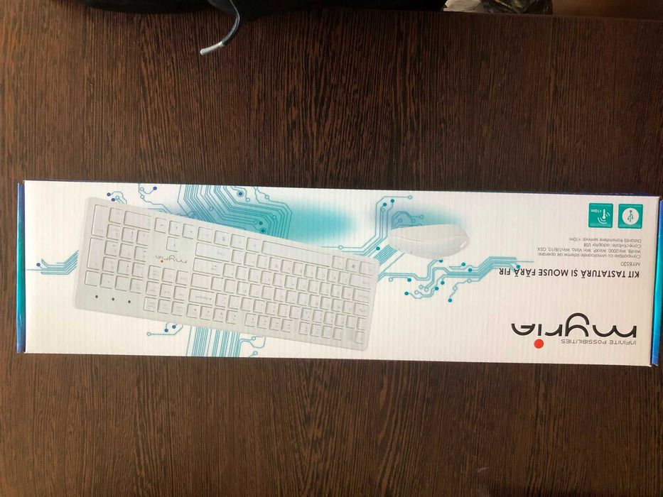 vand tastatura+mouse fara fir si wireless USB adaptor