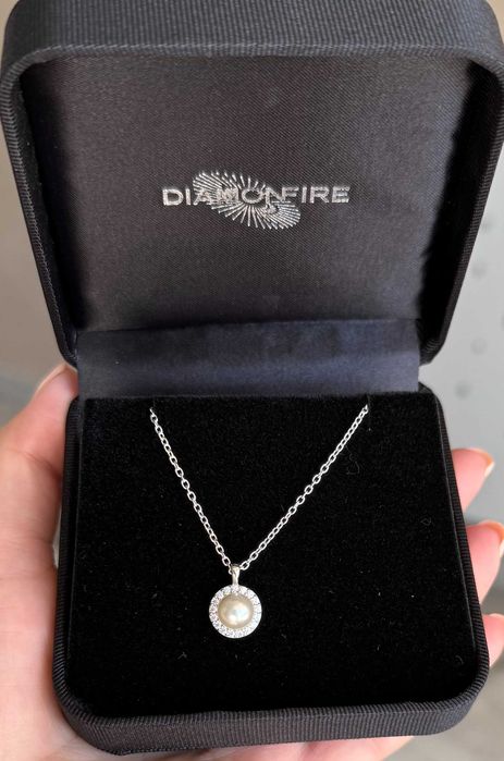 Сребърно колие DIAMONFIRE