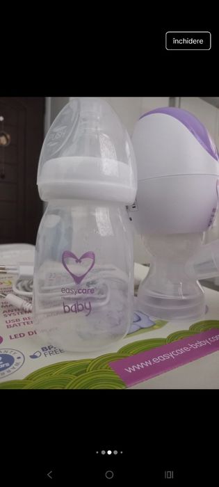 Pompă electrică de sân Easycare 2 în 1