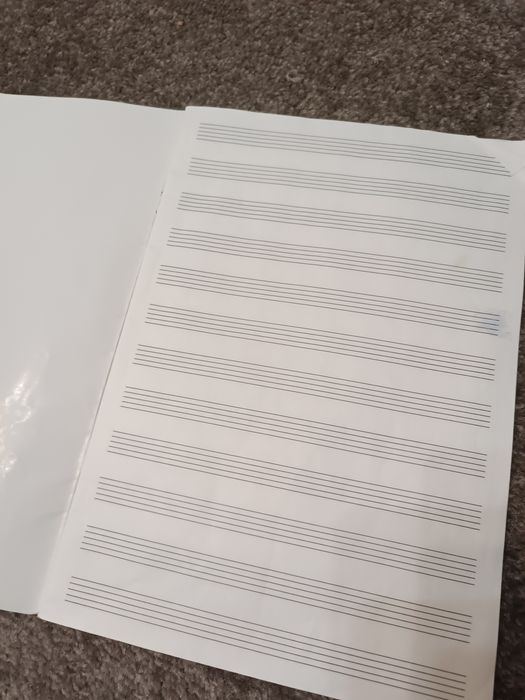 Тетрадь для нот 16 листов