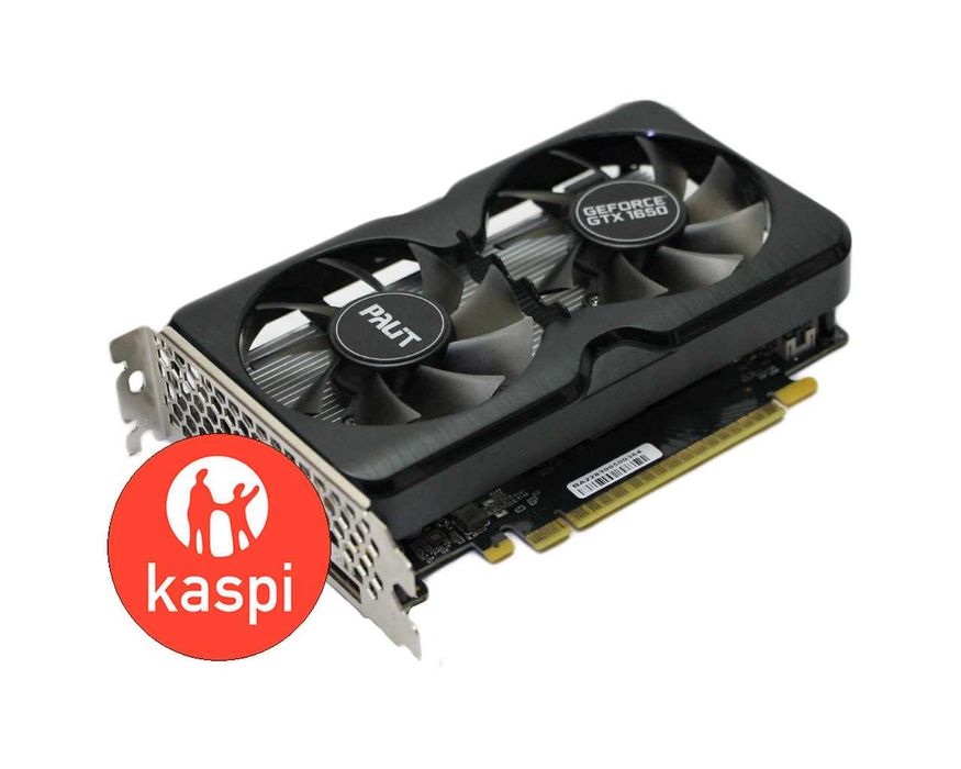 Видеокарта 4Gb Palit NVIDIA GeForce GTX1650 Питание 6 pin