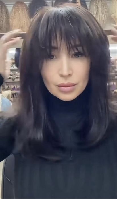 Парик из натуральных волос удлененный каскад