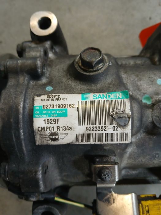 Compresor clima Mini Cooper 2011