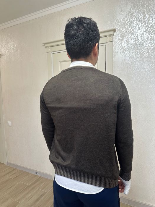 Кофта коричневая классическая L