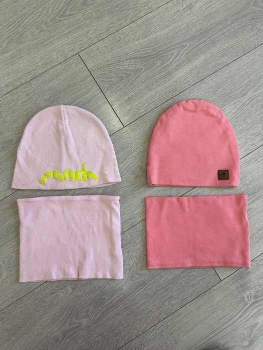 Детские комплекты: шапка + бафф (2 набора)