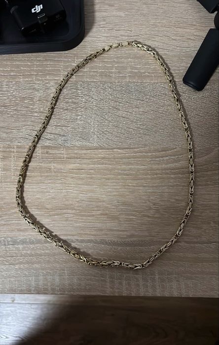 Lant de aur 14k Bizantin 60cm