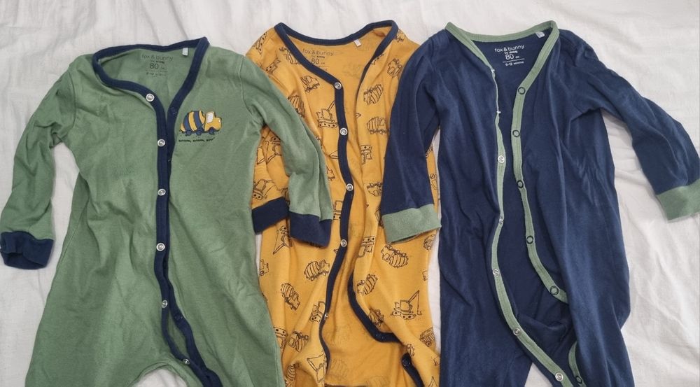 Lot haine bebe toamna-iarna 74-80