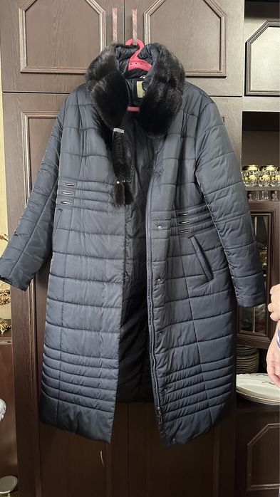 пуховик воротник норка