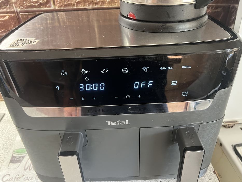 dual easy fry and grill tefal