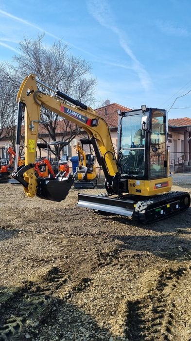 Miniexcavator Lubeck Ex391pro Nou Motor Yanmar Euro 5 Garanție 2 ani