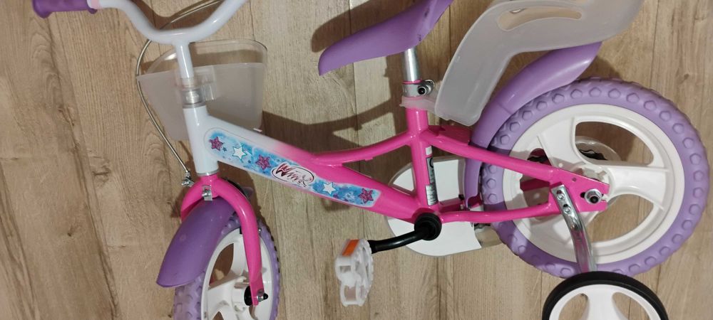 Bicicleta cu roti ajutatoare pentru copii 2-4 ani