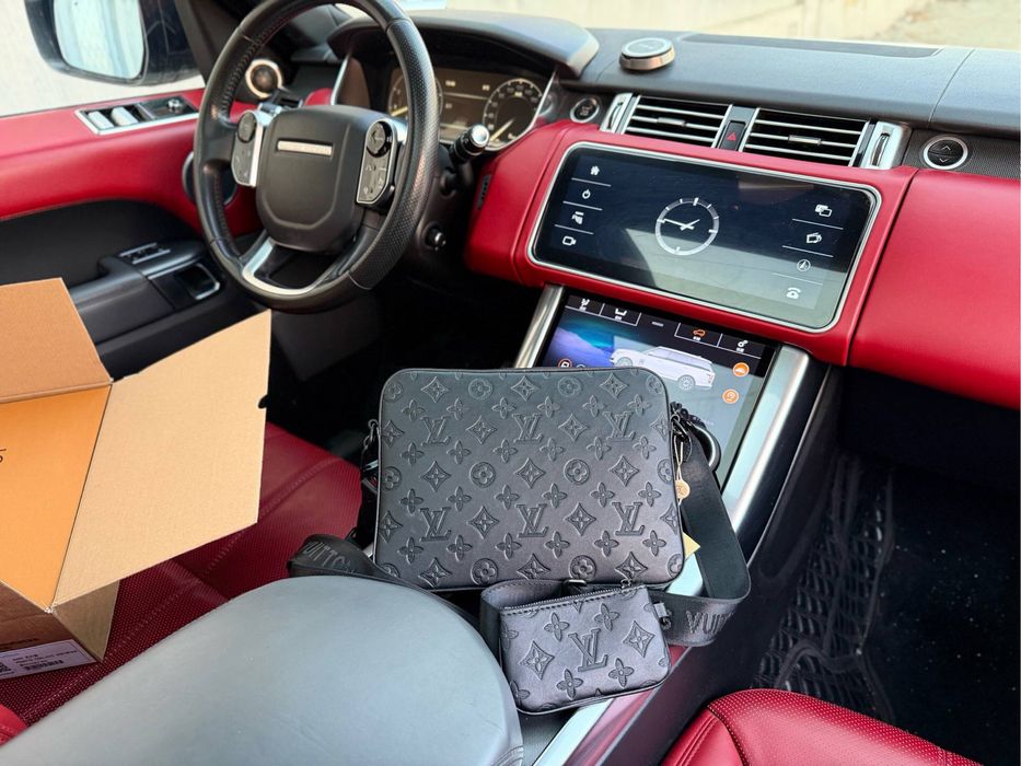 Черна мъжка чанта Louis Vuitton
