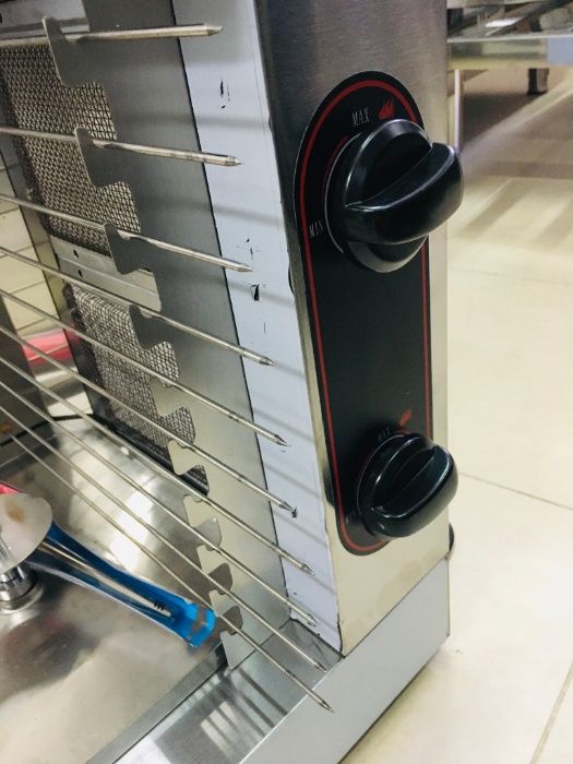 Дюнер машина с 2,3,4,5,6 пити с долен мотор и термозащита