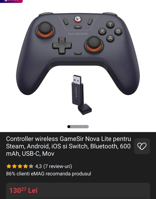 Controller gamesir nova lite