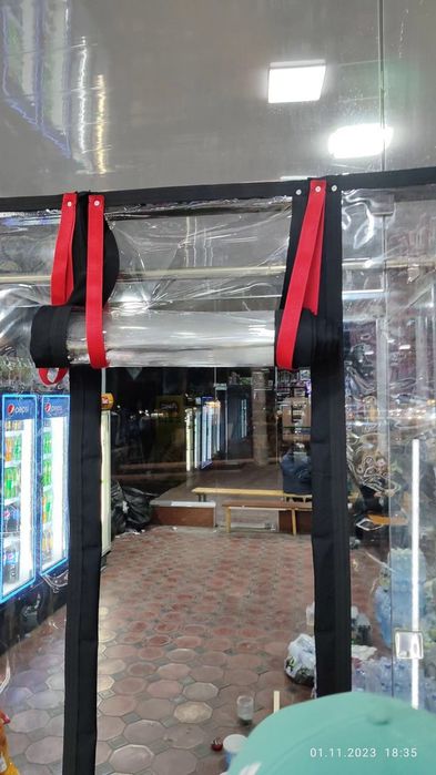 Магнитная плёнка!ПВХ Завесы!Шторы магнитные!250.000  за м.кв