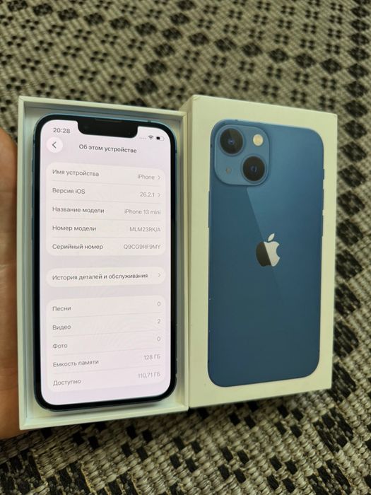 Продам айфон 13 мини емкасть 78%
