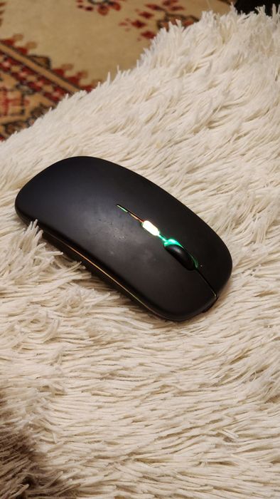 Мышь с блютуз/2.4 грц. Плоская