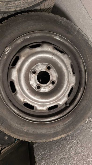 Set jante aliaj R14 + jante tablă R14 – 4x100 – stare bună
