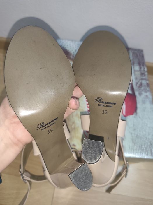 Sandale piele nude m 39