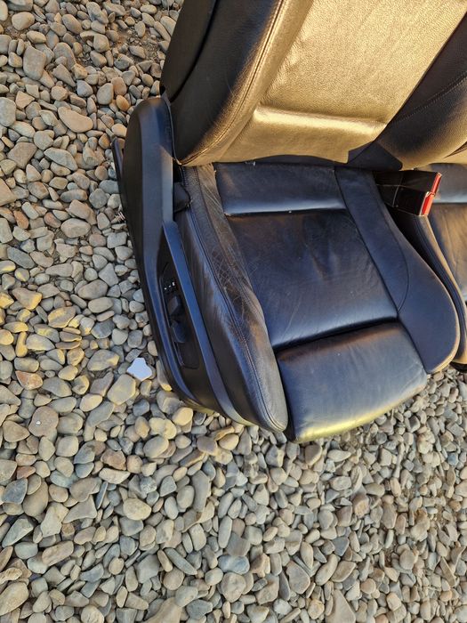 Scaune fata recaro m piele neagra cu incalzire bmw x5 e70 x6 e71