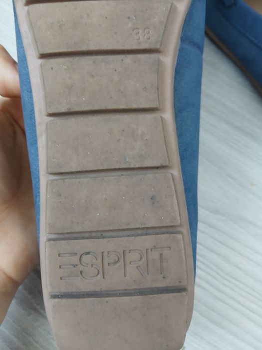 Pantofi dama Esprit din piele intoarsa