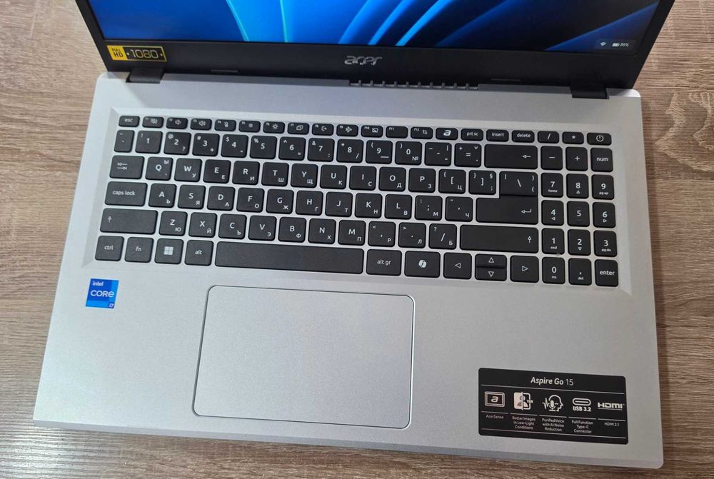 Лаптоп Acer Aspire Go 15 AG15-71P 32гб Windows 11Pro