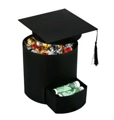 Комплект картонен- Кутия с чекмедже Дипломиране 18х17х17см, за подарък