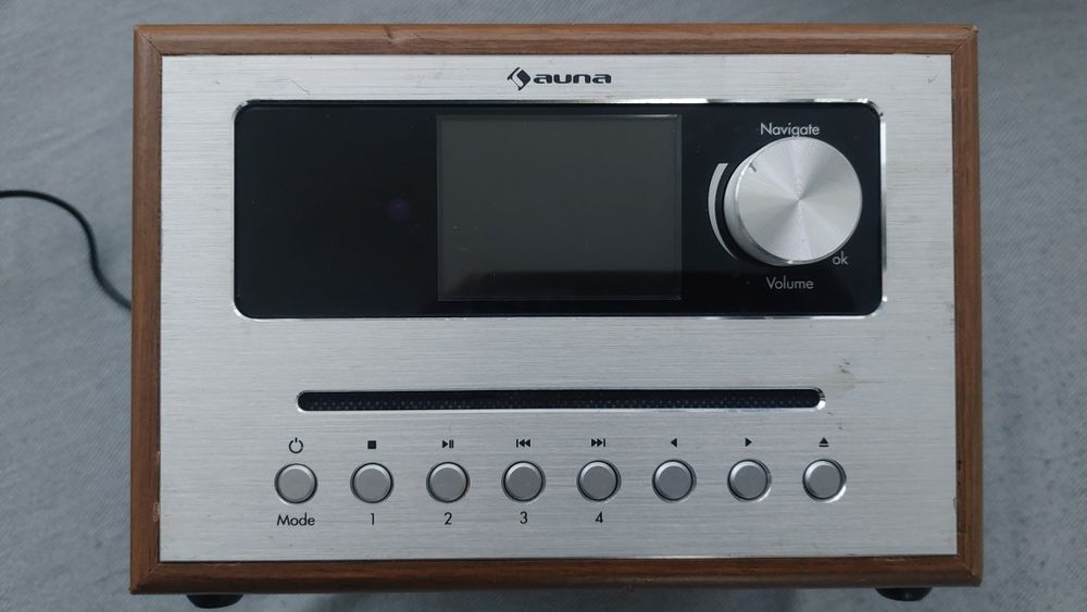 Auna silver cube radio internet