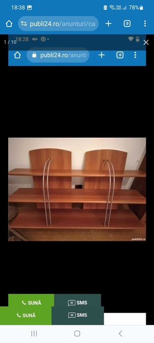 Dulap,pat,raft nou,oglinda,comoda,saltele