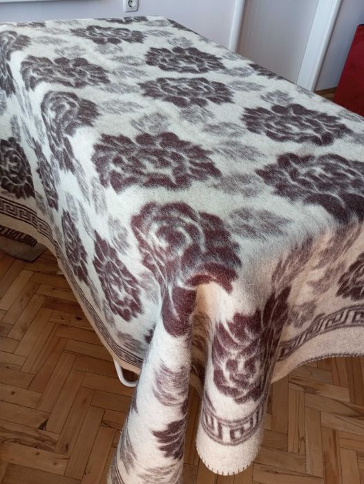 Единично вълнено одеало 100% вълна