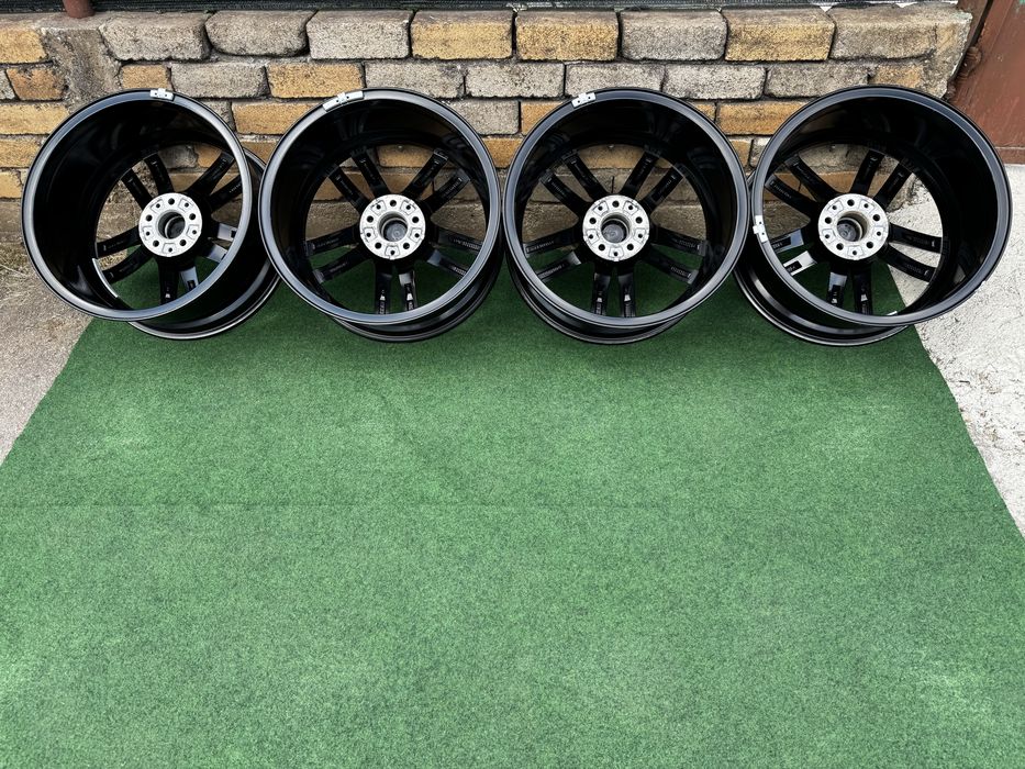 4 броя Джанти БМВ BMW 5x112 Style 647M BLACK 19 цола за G11 G12 G32 G30 G31 G20 G21