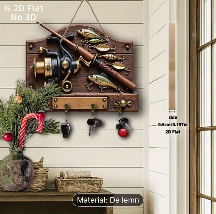 Suport de chei din lemn