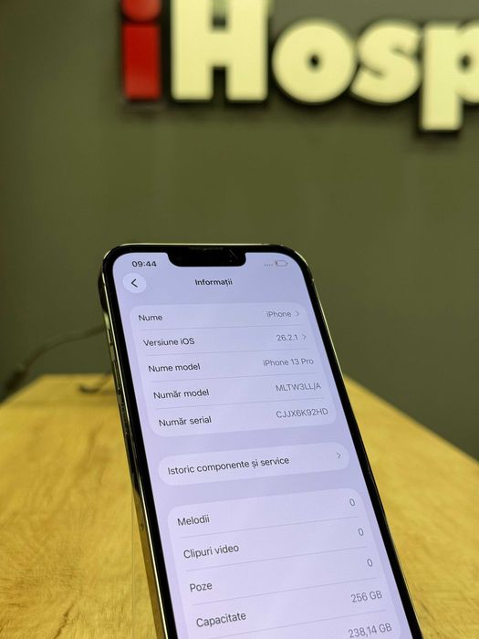 iPhone 13 Pro Graphite Negru 256 GB 100% Baterie #5040