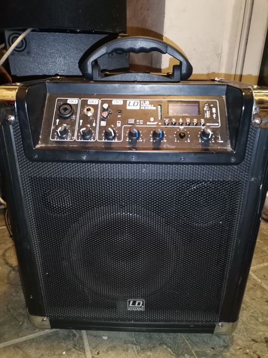 Boxă portabilă LD SYSTEMS 100w bluetooth  stik card radio microfon aux