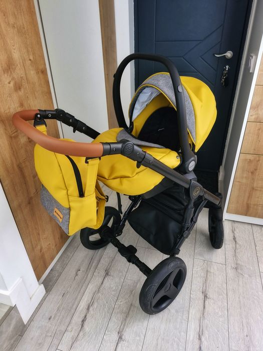 Cărucior Krausman Nexxo Galben 3 in 1