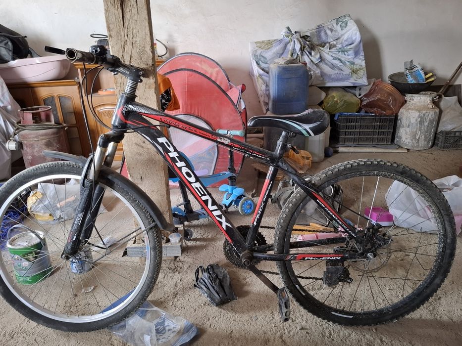 велосипед на ходу