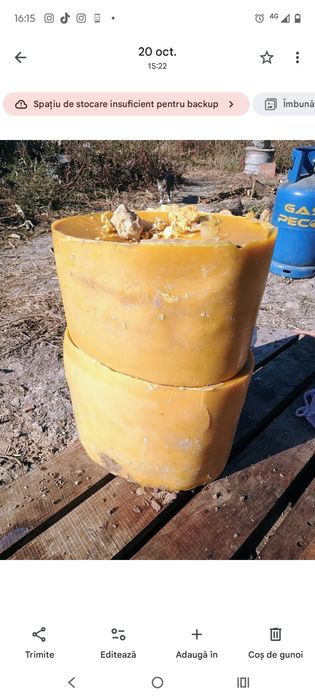 Ceară de albine topită