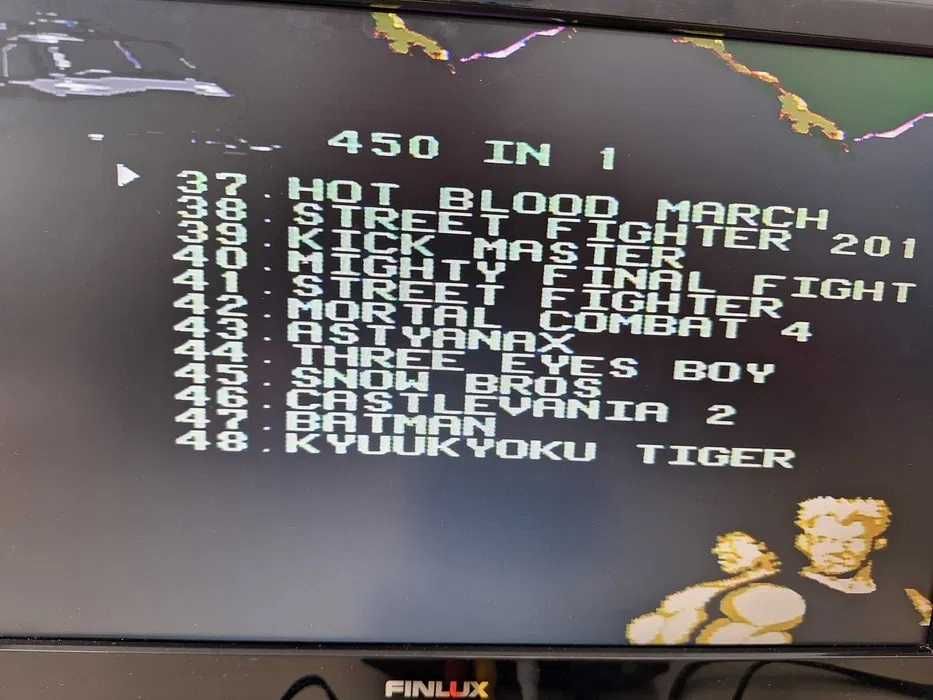 450 jocuri caseta discheta galbena clasica cu jocuri pentru consola TV