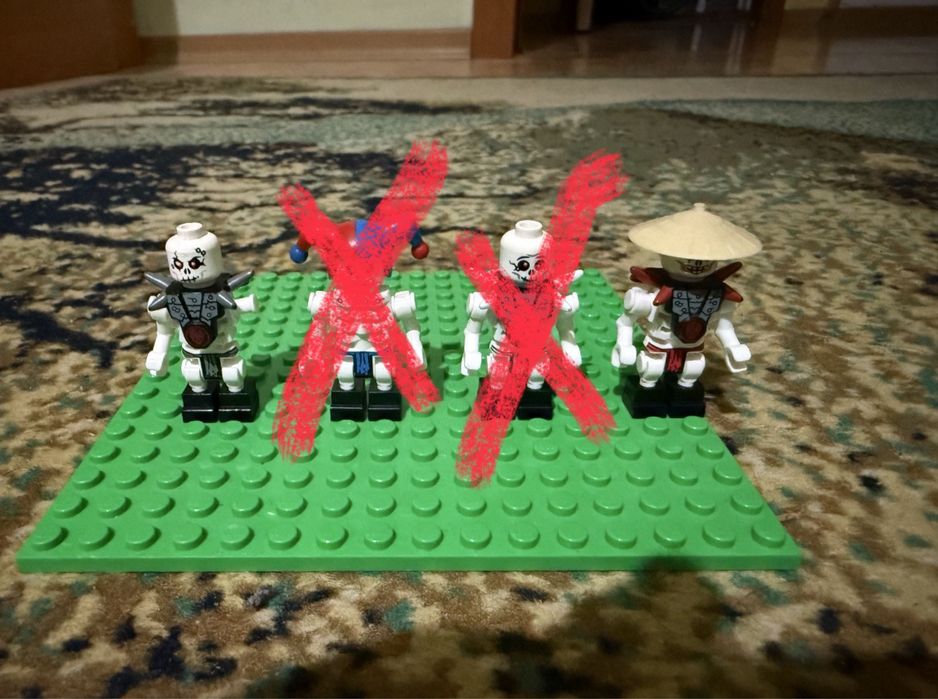 Lego Ninjago минифигурки 2011 года
