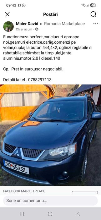 Mitsubishi Outlender 4*4