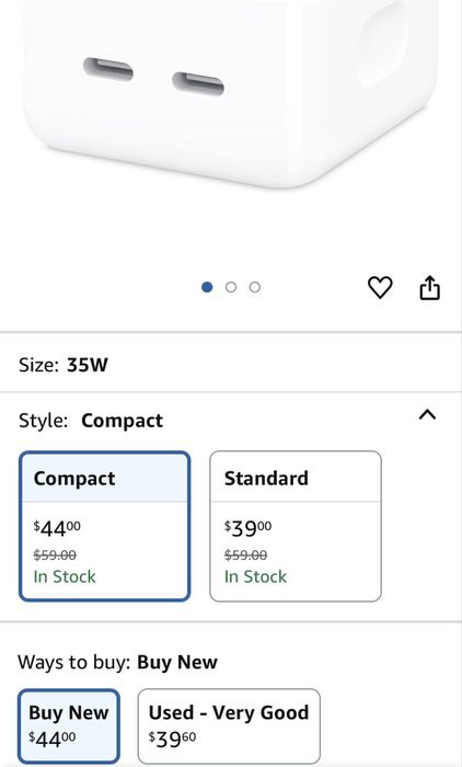 Адаптер,Зарядка для Macbook,ipad и iphone 35 Вт